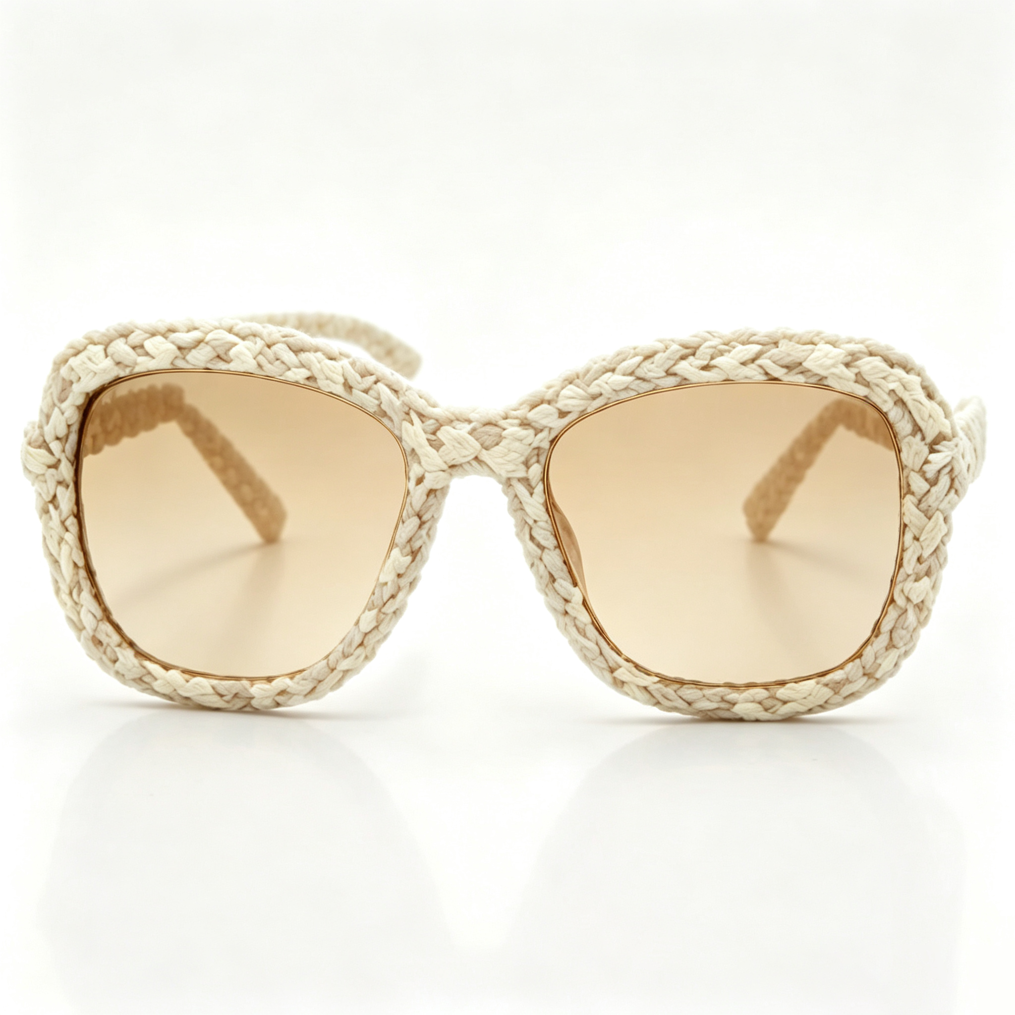 Sandstone Braided Statement Sunglasses