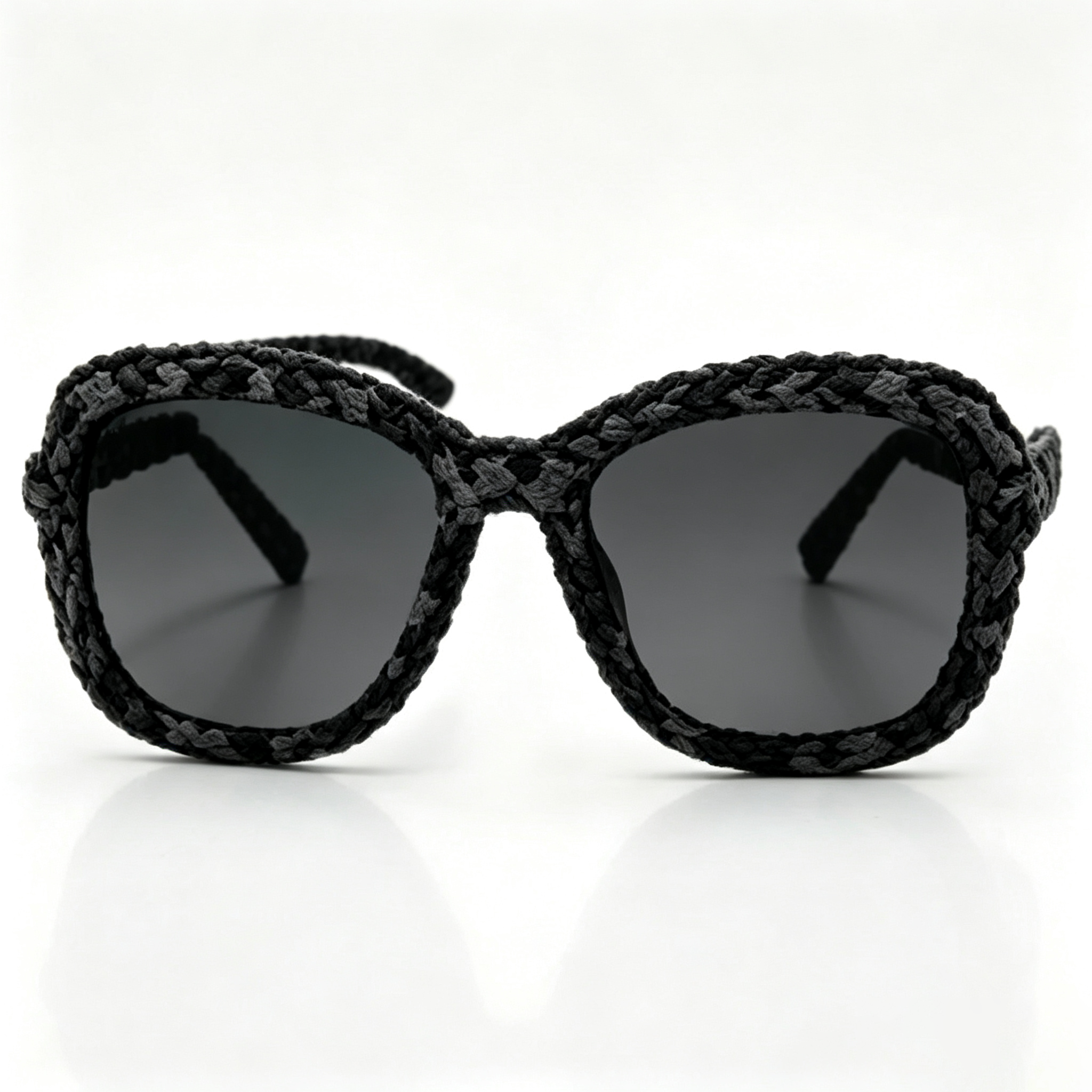 Obsidian Braided Statement Sunglasses