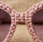 Blush Woven Statement Sunglasses