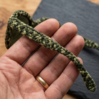 Olive & Forest Green Woven Statement Sunglasses