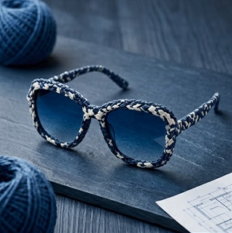 Nautical Weave Statement Sunglasses