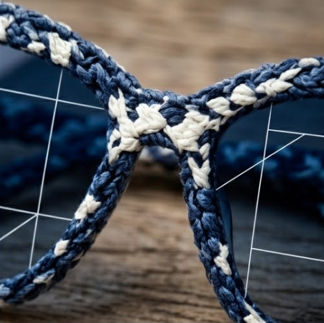 Nautical Weave Statement Sunglasses