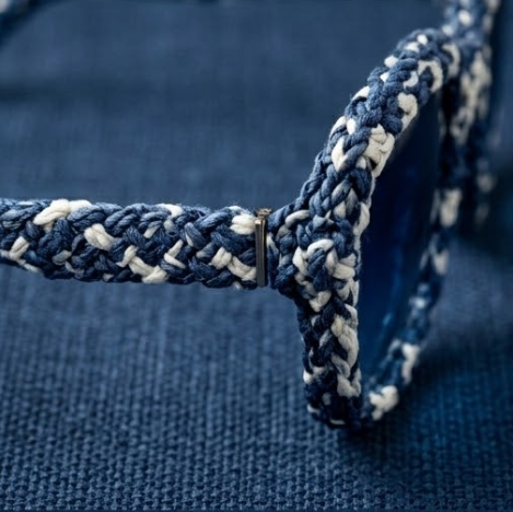 Nautical Weave Statement Sunglasses