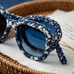 Nautical Weave Statement Sunglasses